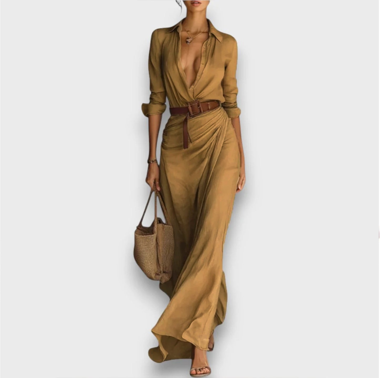 MIA | WICKELKLEID MIT TAILLENGÜRTEL