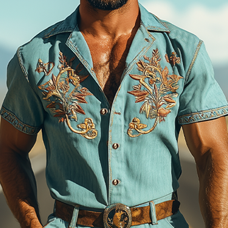 JAX | WESTERN EMBROIDERY JUMPSUIT