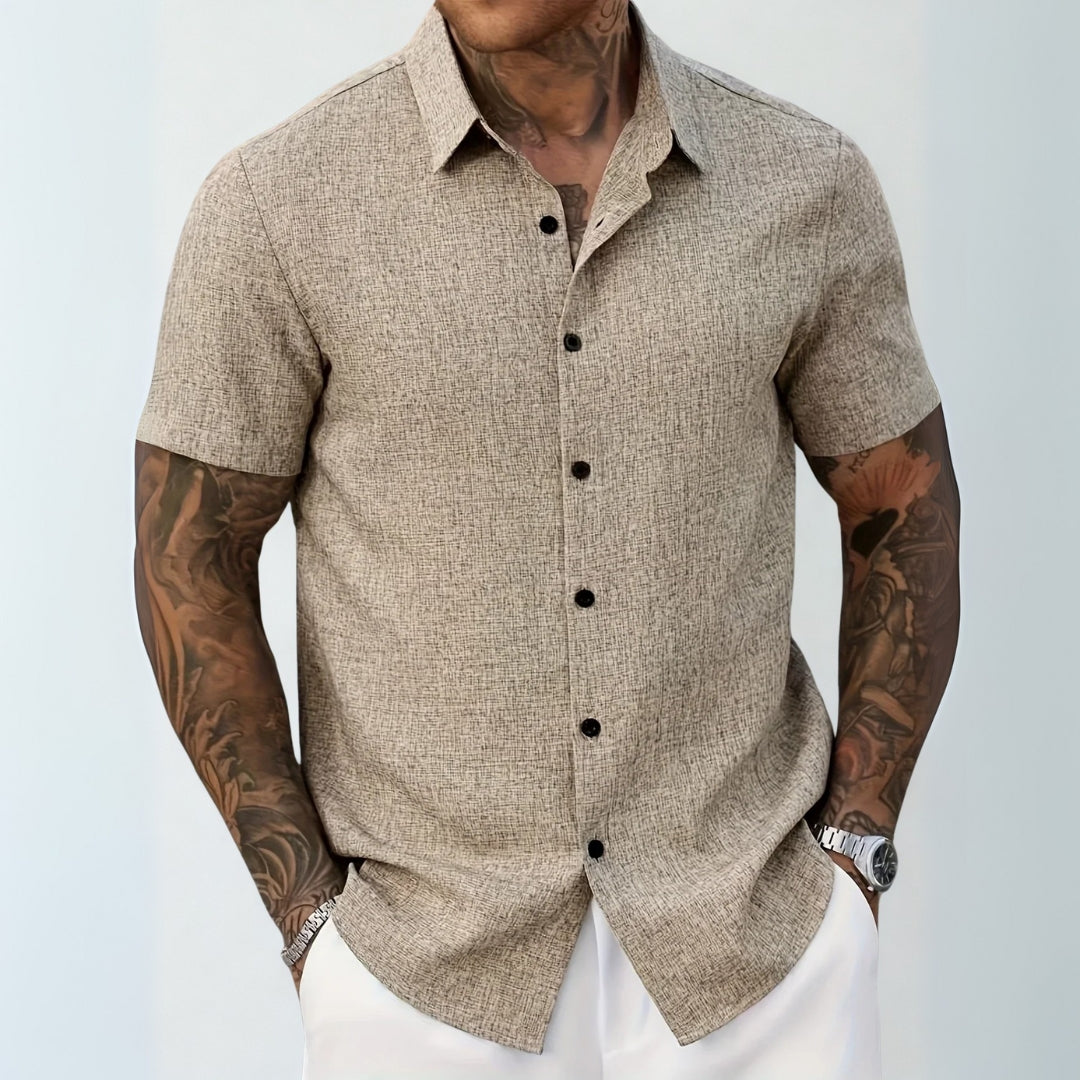 LEO | LIGHT LINEN BLEND SHIRT