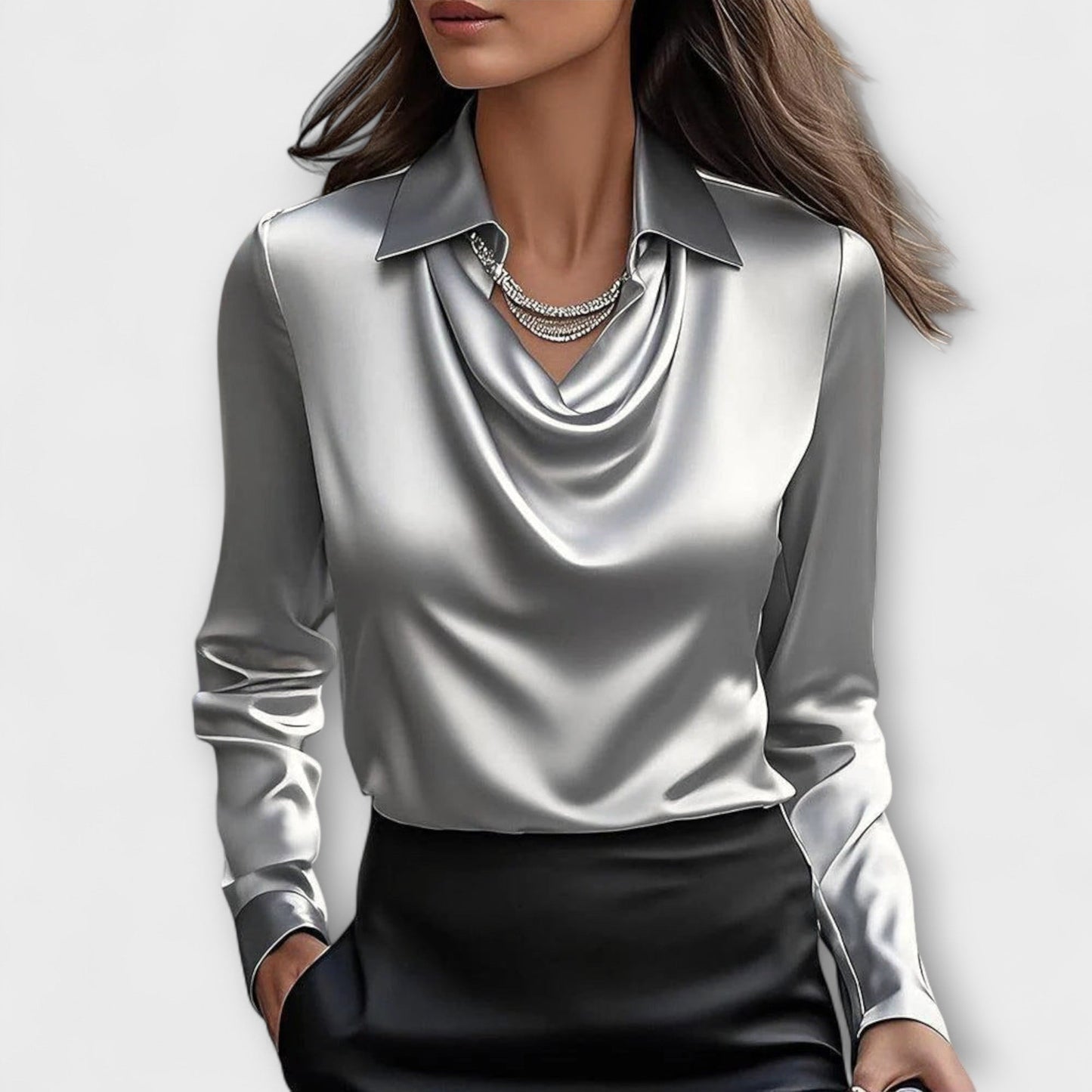 MADISON | SHINY BLOUSE