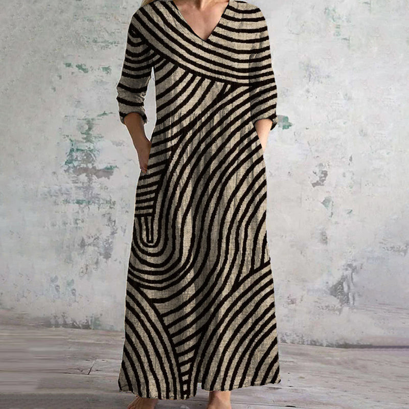 SIENNA | VINTAGE STRIPED DRESS