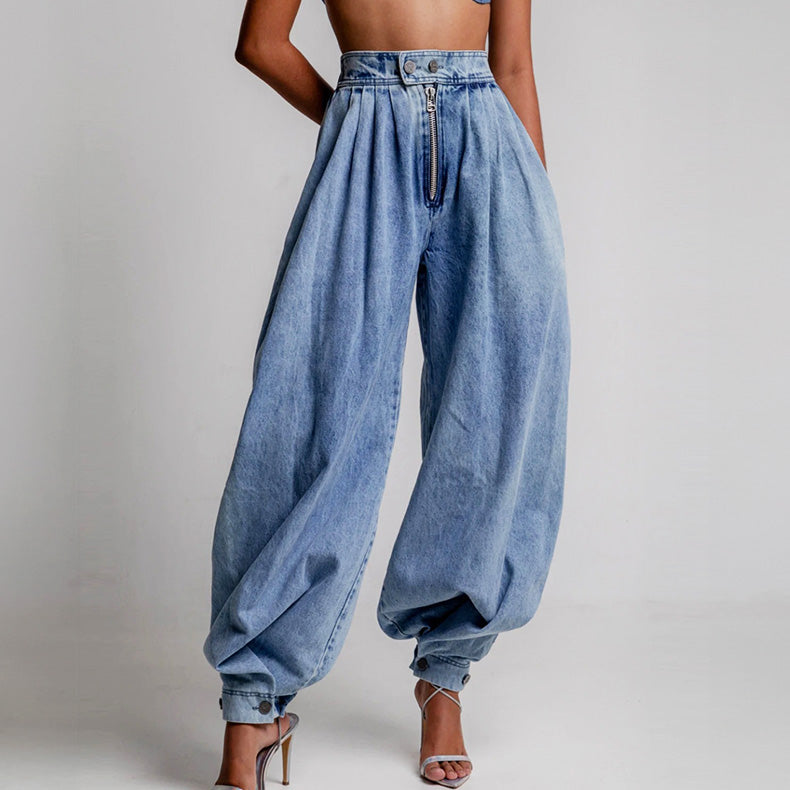 REBEL | DENIM BALLOON JEANS