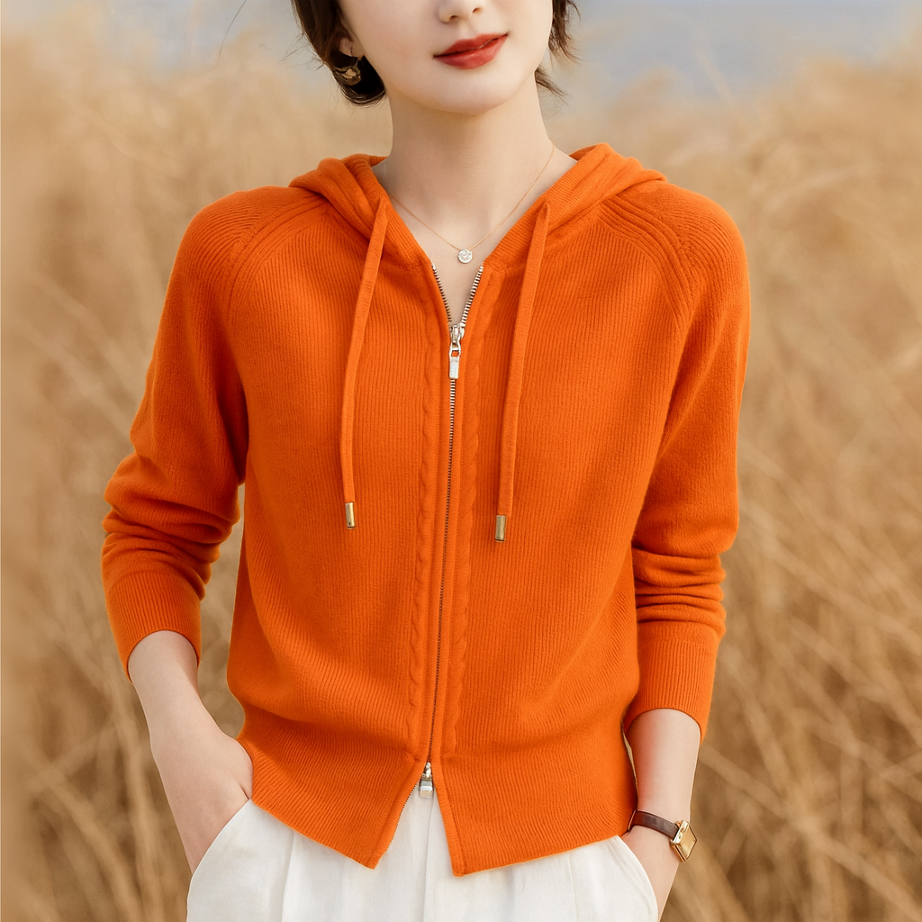 HANNAH | LOFT KNIT HOODIE