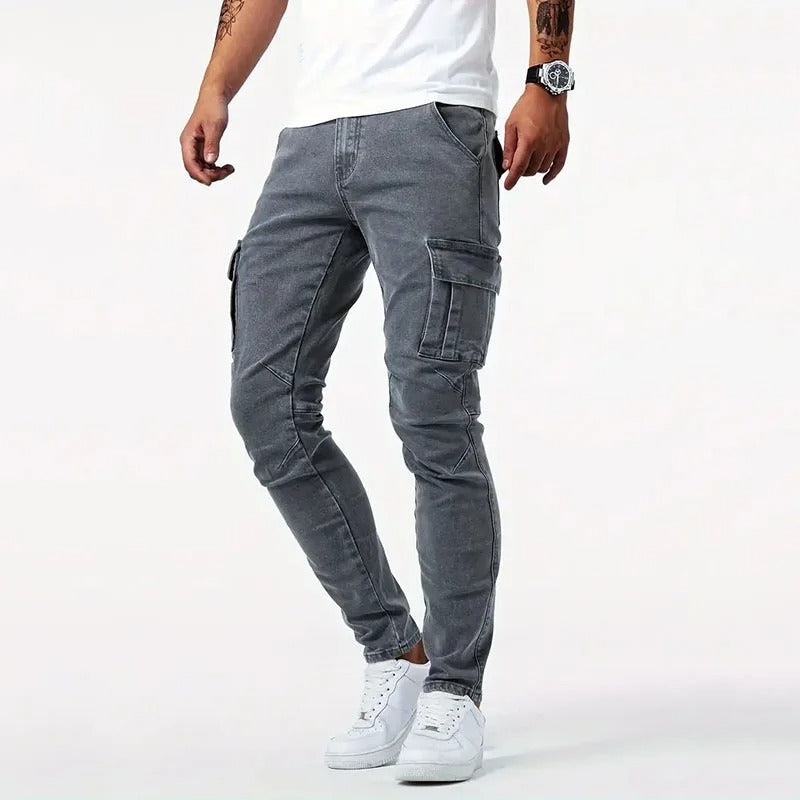NOAH | SLIM-FIT CARGO PANTS