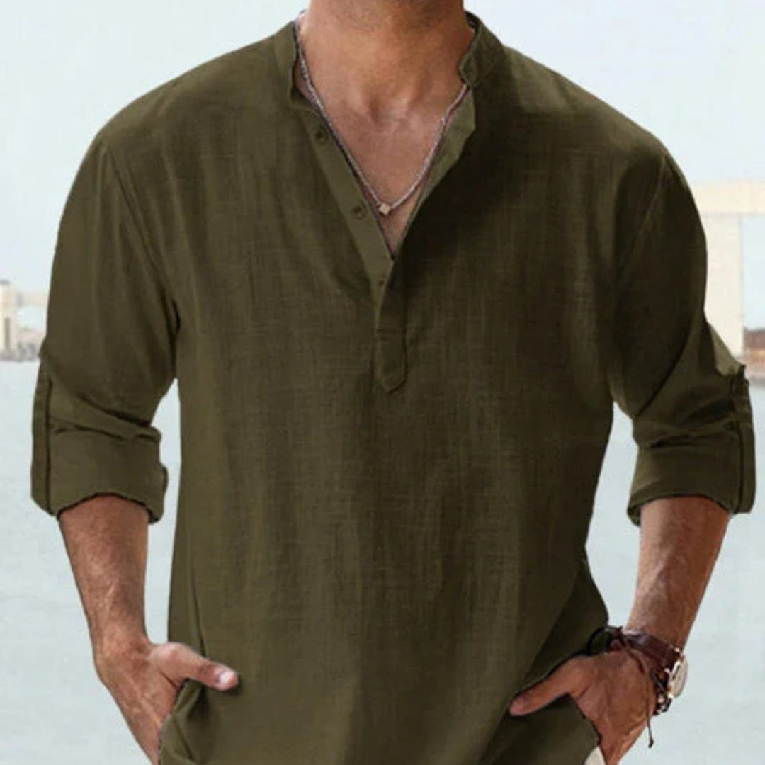 RYAN | LIGHT LINEN OVERSHIRT