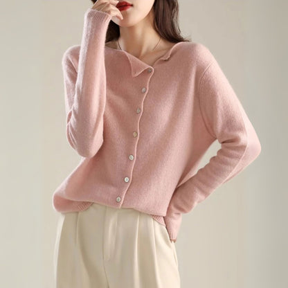 SIA | CLASSIC CREW NECK CARDIGAN