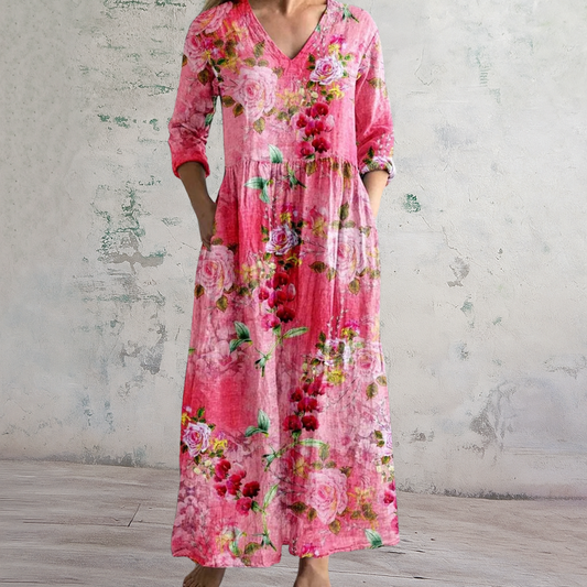 KIAH | FLORAL MAXI DRESS