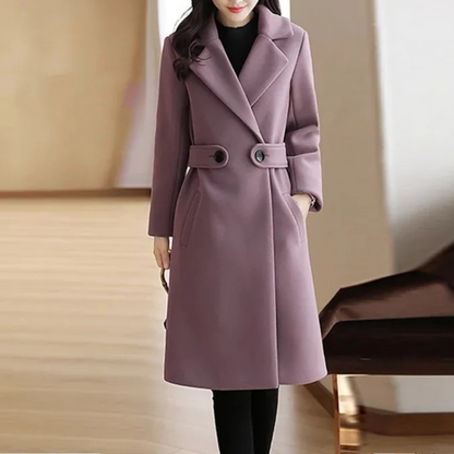 LUNA | BELTED ELEGANCE LUXE COAT