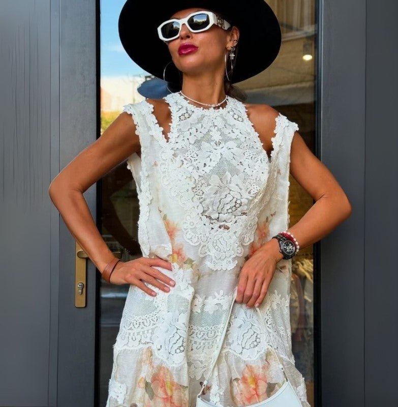REBEL | LACE MAXI DRESS