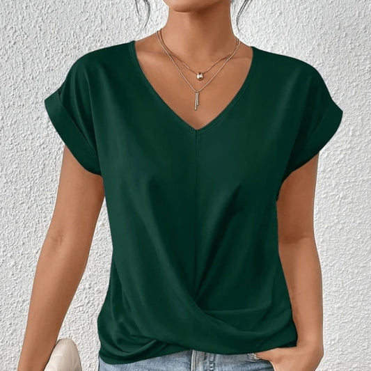 ISLA | TUCKING V-NECK TOP