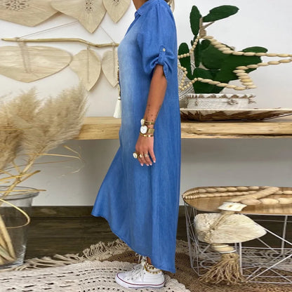 ZOE | V NECK MAXI DRESS