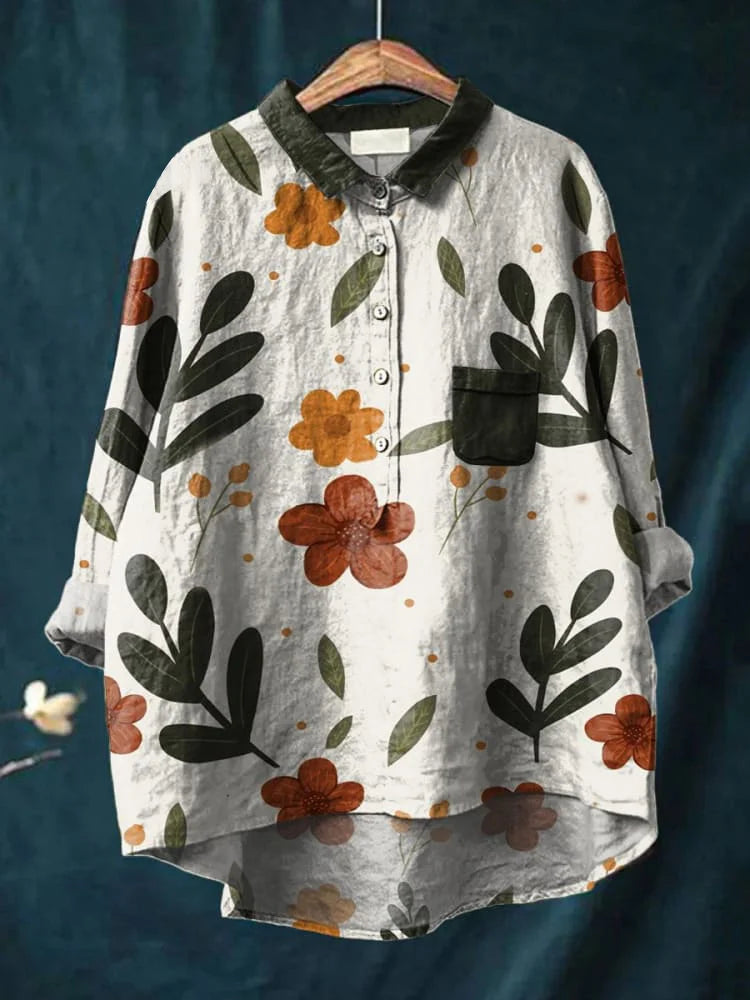 ZOE | PLANT ART SHIRT