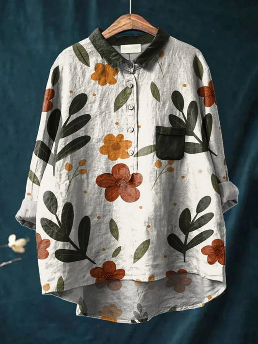 ZOE | PLANT ART SHIRT