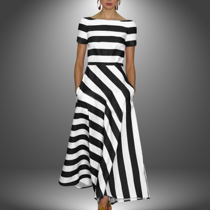 JASMINE | FLOWY STRIPED DRESS