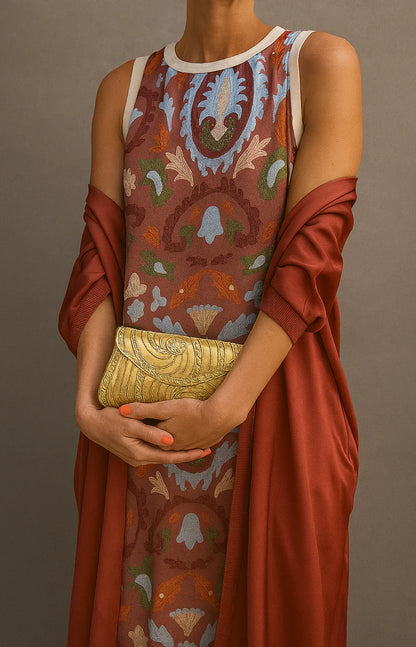 HARPER | DRESS WITH MATCHING SHAWL