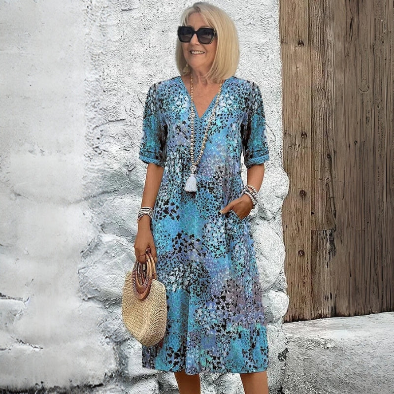 OLIVIA | VIBRANT MIDI DRESS