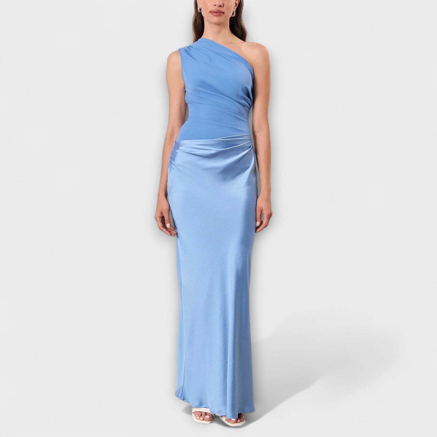AVA | ONE-SHOULDER MAXI DRESS