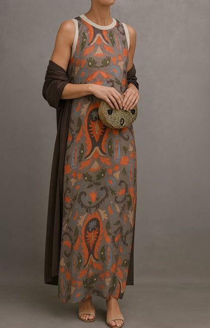 HARPER | DRESS WITH MATCHING SHAWL