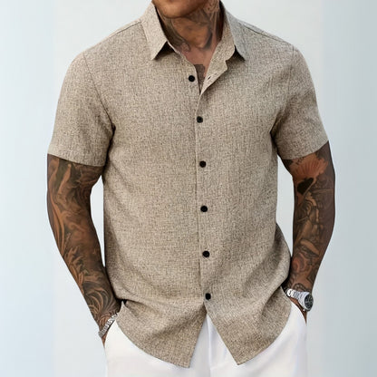 LEO | LIGHT LINEN BLEND SHIRT