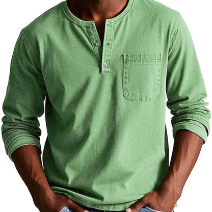 LUKE | CASUAL HENLEY STYLE SHIRT