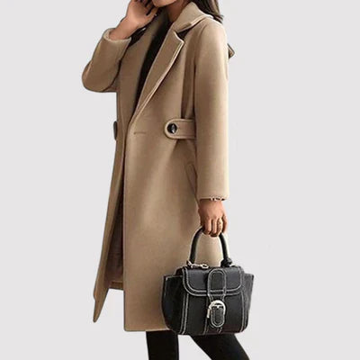 LUNA | BELTED ELEGANCE LUXE COAT