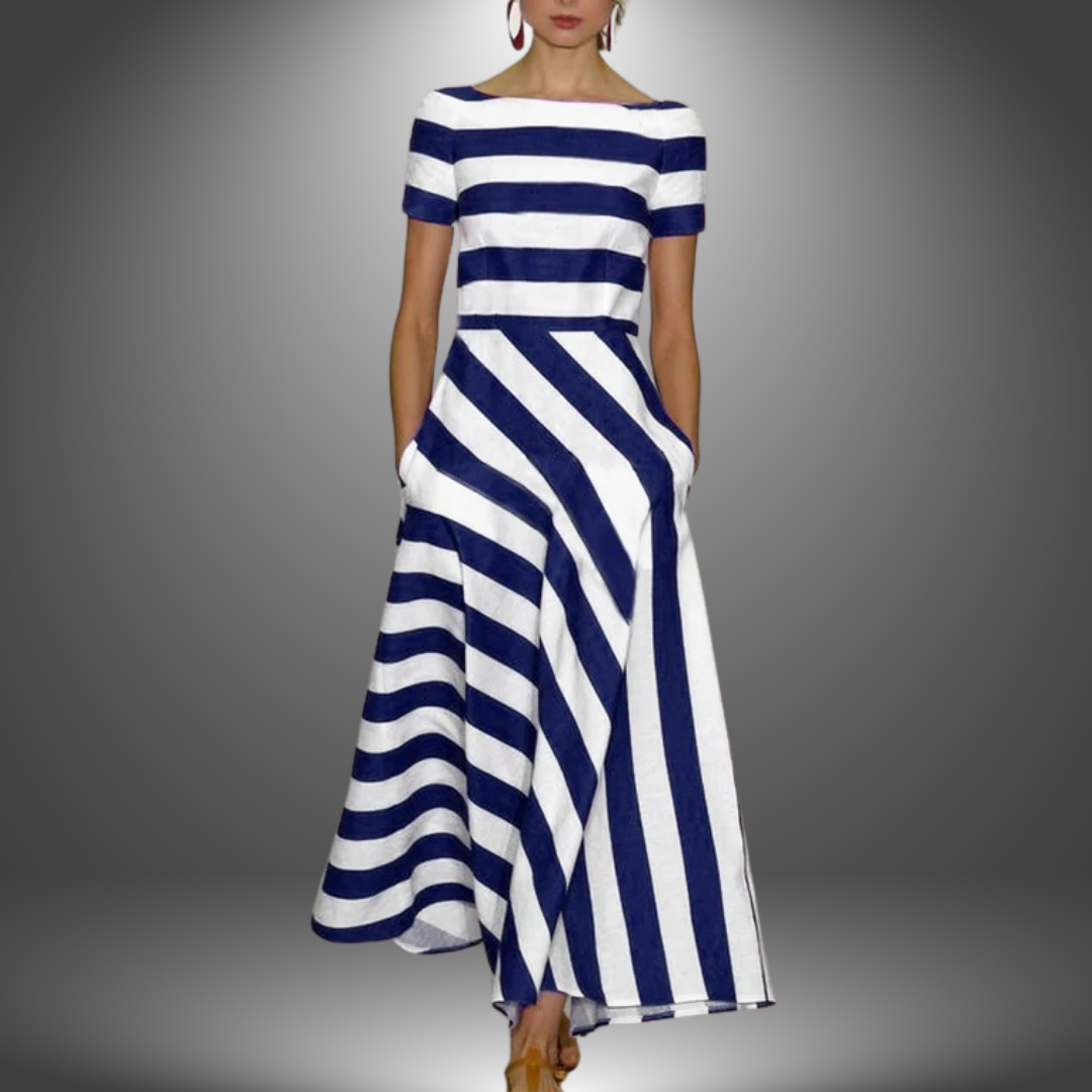 JASMINE | FLOWY STRIPED DRESS