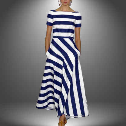 JASMINE | FLOWY STRIPED DRESS