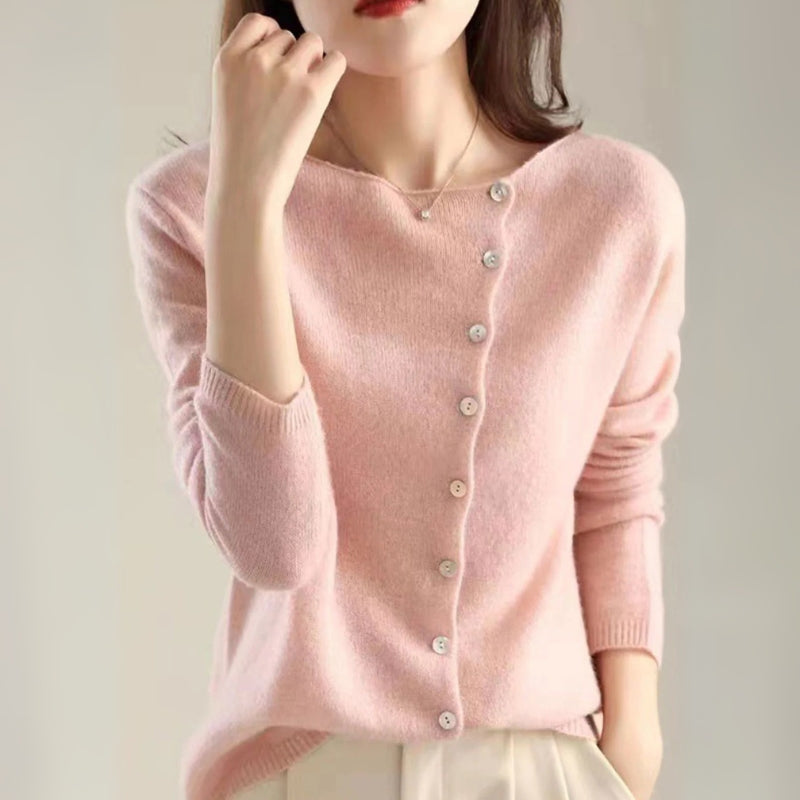 SIA | CLASSIC CREW NECK CARDIGAN