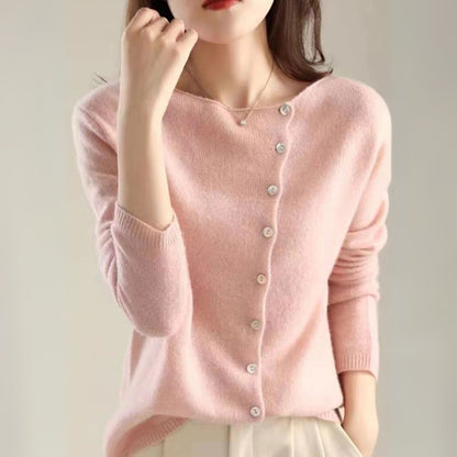 SIA | CLASSIC CREW NECK CARDIGAN