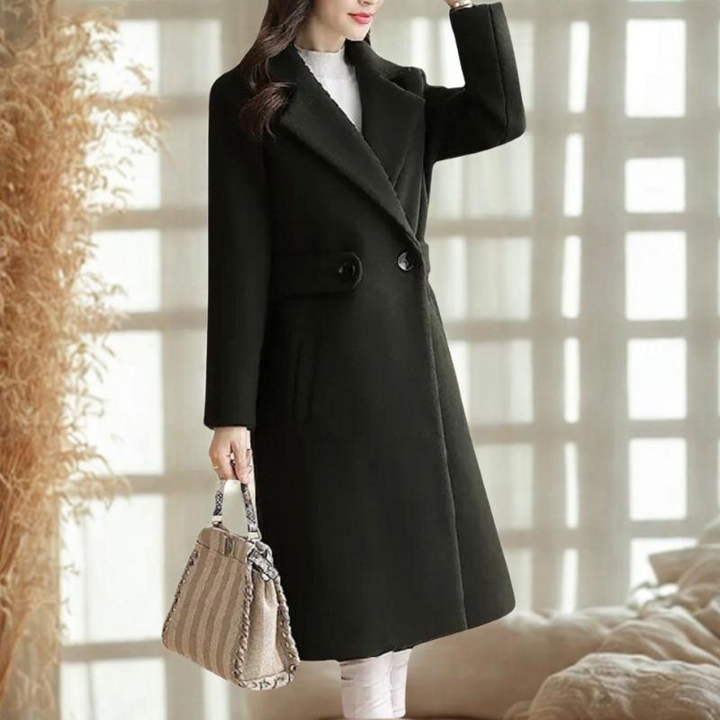 LUNA | BELTED ELEGANCE LUXE COAT