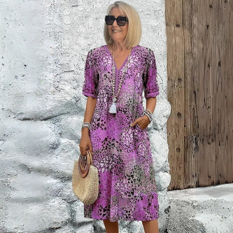 OLIVIA | VIBRANT MIDI DRESS