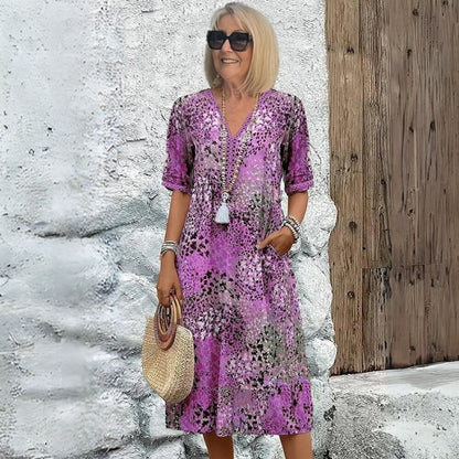 OLIVIA | VIBRANT MIDI DRESS
