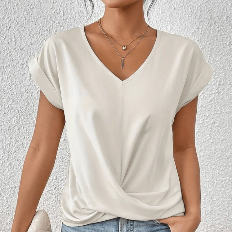 ISLA | TUCKING V-NECK TOP