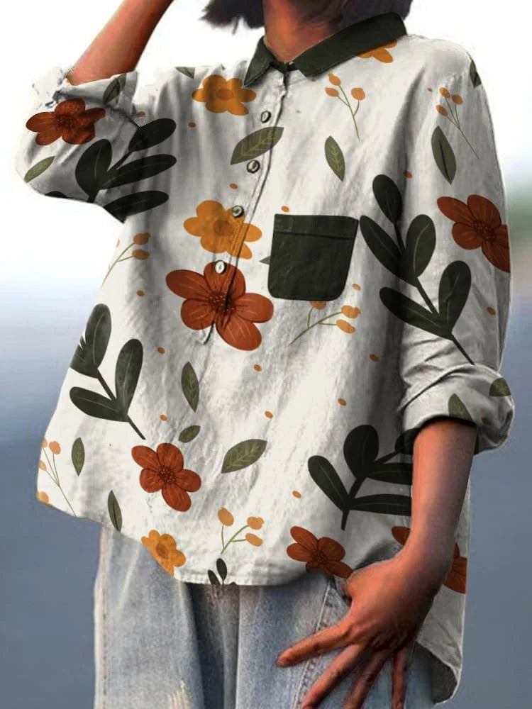 ZOE | PLANT ART SHIRT
