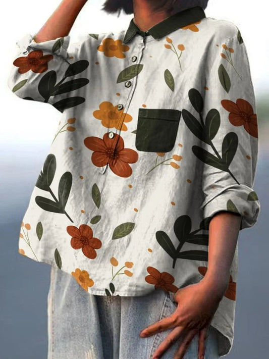 ZOE | PLANT ART SHIRT