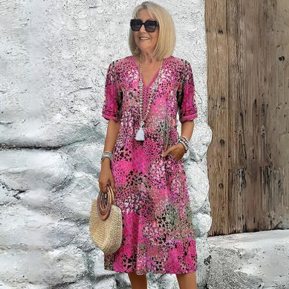 OLIVIA | VIBRANT MIDI DRESS