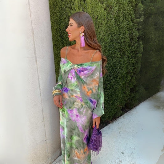 ROSE | STYLISH HALO DYE DRESS