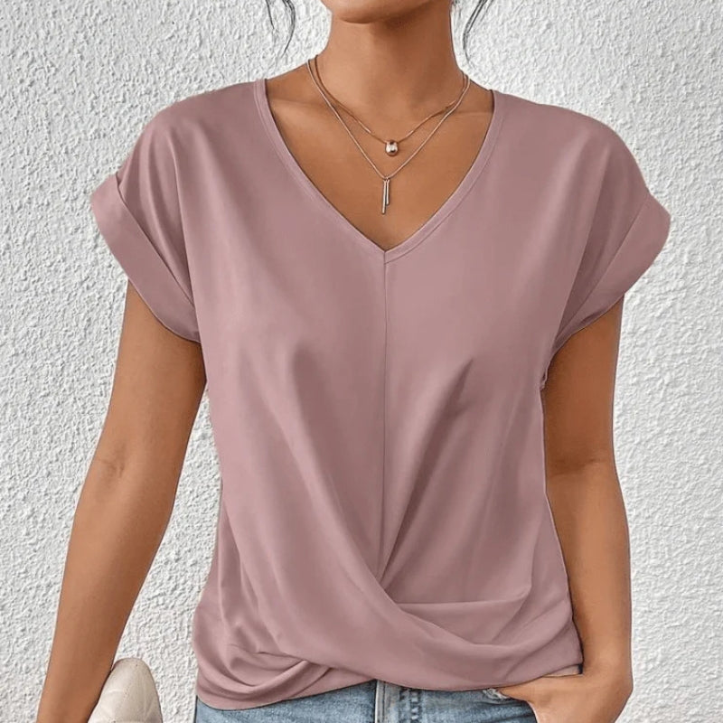 ISLA | TUCKING V-NECK TOP