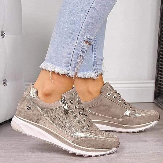 SOPHIE | ZIP UP ORTHOPEDIC SNEAKERS