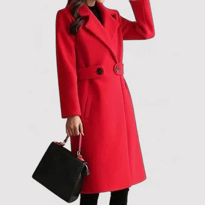 LUNA | BELTED ELEGANCE LUXE COAT
