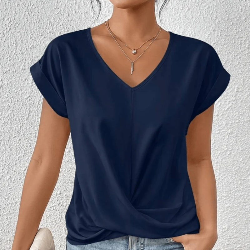 ISLA | TUCKING V-NECK TOP