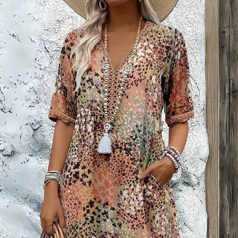 OLIVIA | VIBRANT MIDI DRESS