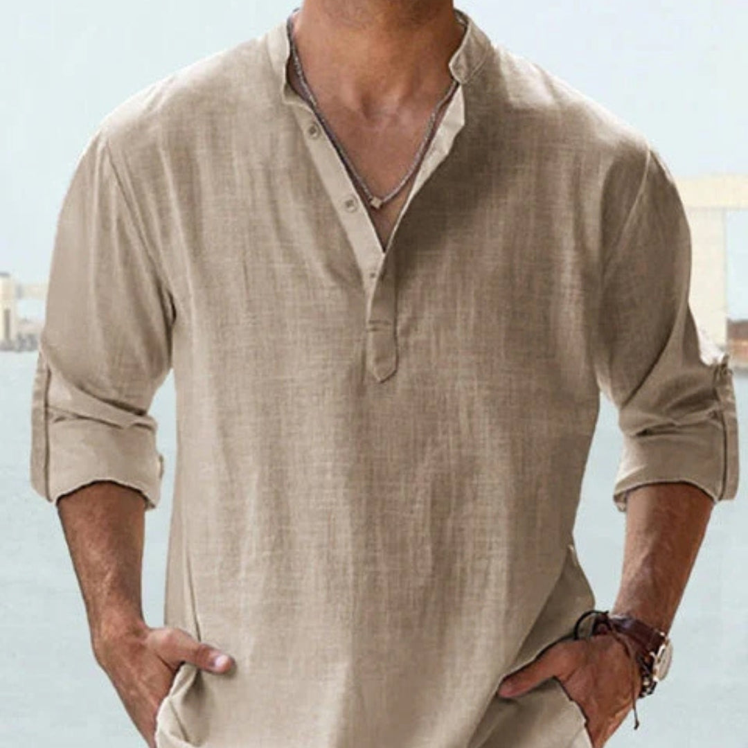 RYAN | LIGHT LINEN OVERSHIRT