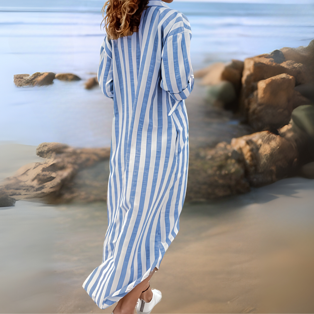 ASH | ELEGANT STRIPED DRESS