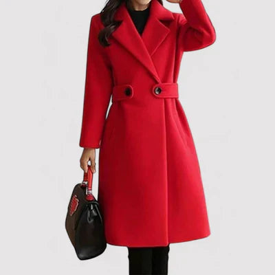 LUNA | BELTED ELEGANCE LUXE COAT