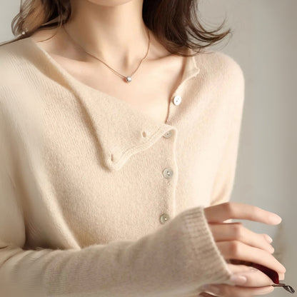 SIA | CLASSIC CREW NECK CARDIGAN