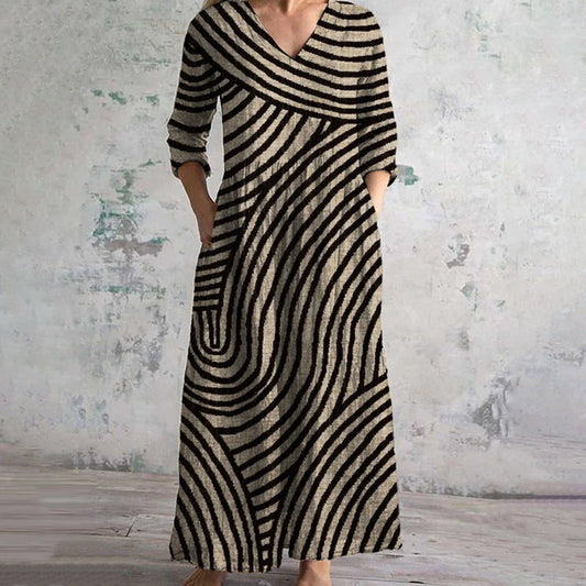 SIENNA | VINTAGE STRIPED DRESS