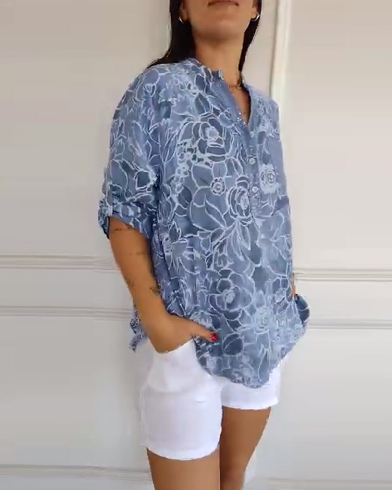 SCARLETT | FLORAL PRINT BLOUSE
