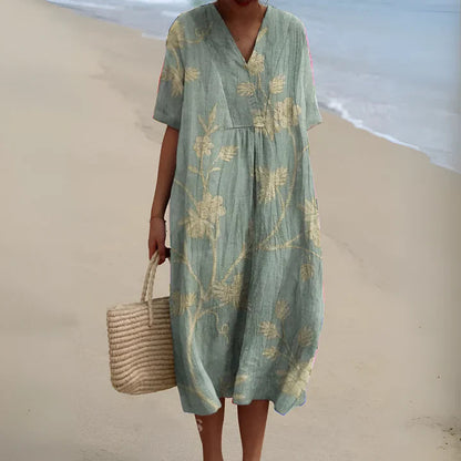 TAYA | ELEGANT GEOMETRIC DRESS