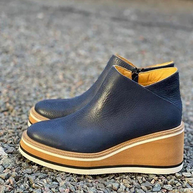 ZARA | ELEVATED LEATHER BOOTS